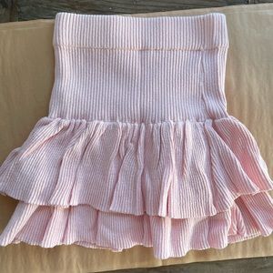 Misha and Puff pink block party skirt